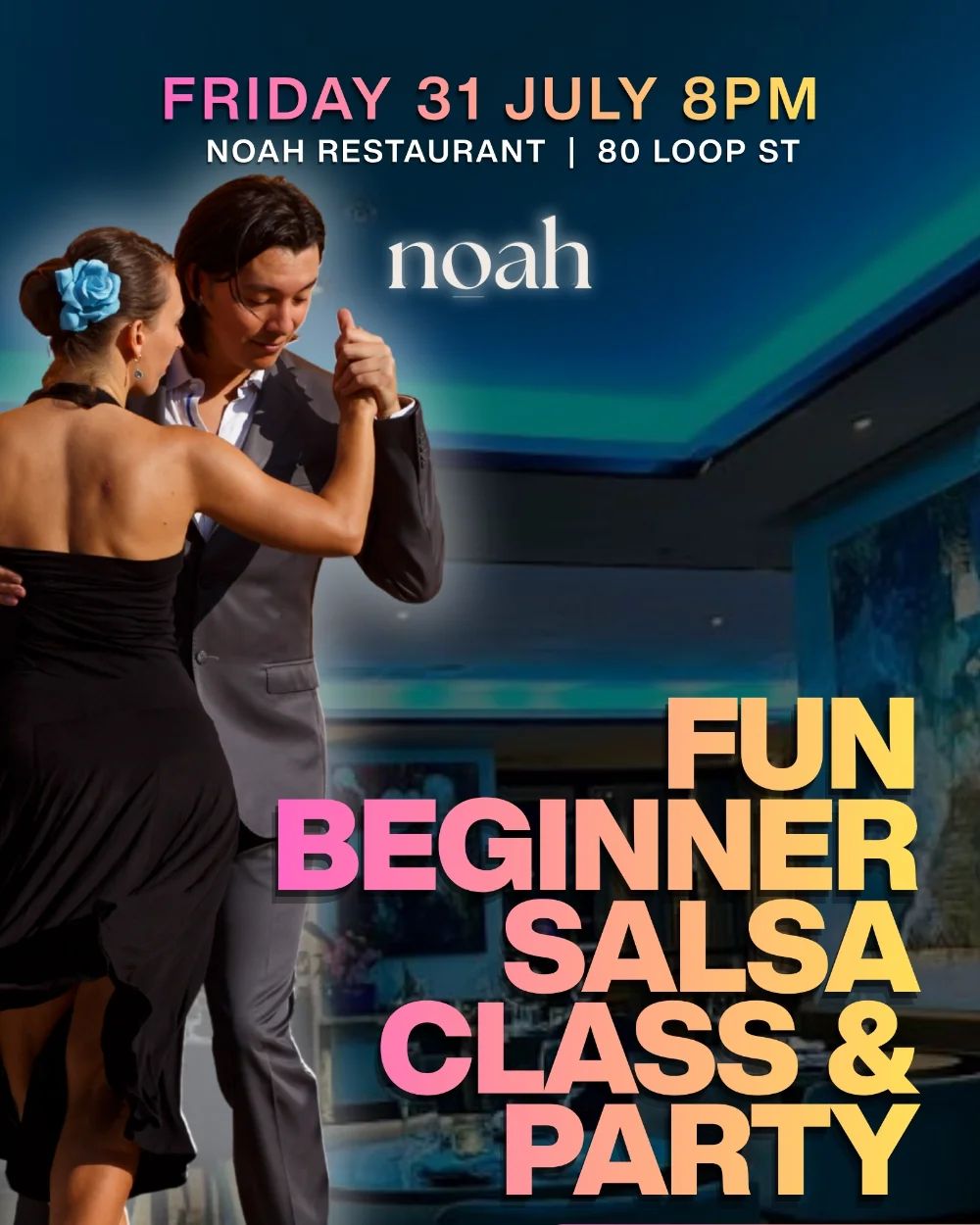 Beginner Salsa Class & SBK Party @ Noah Restaurant