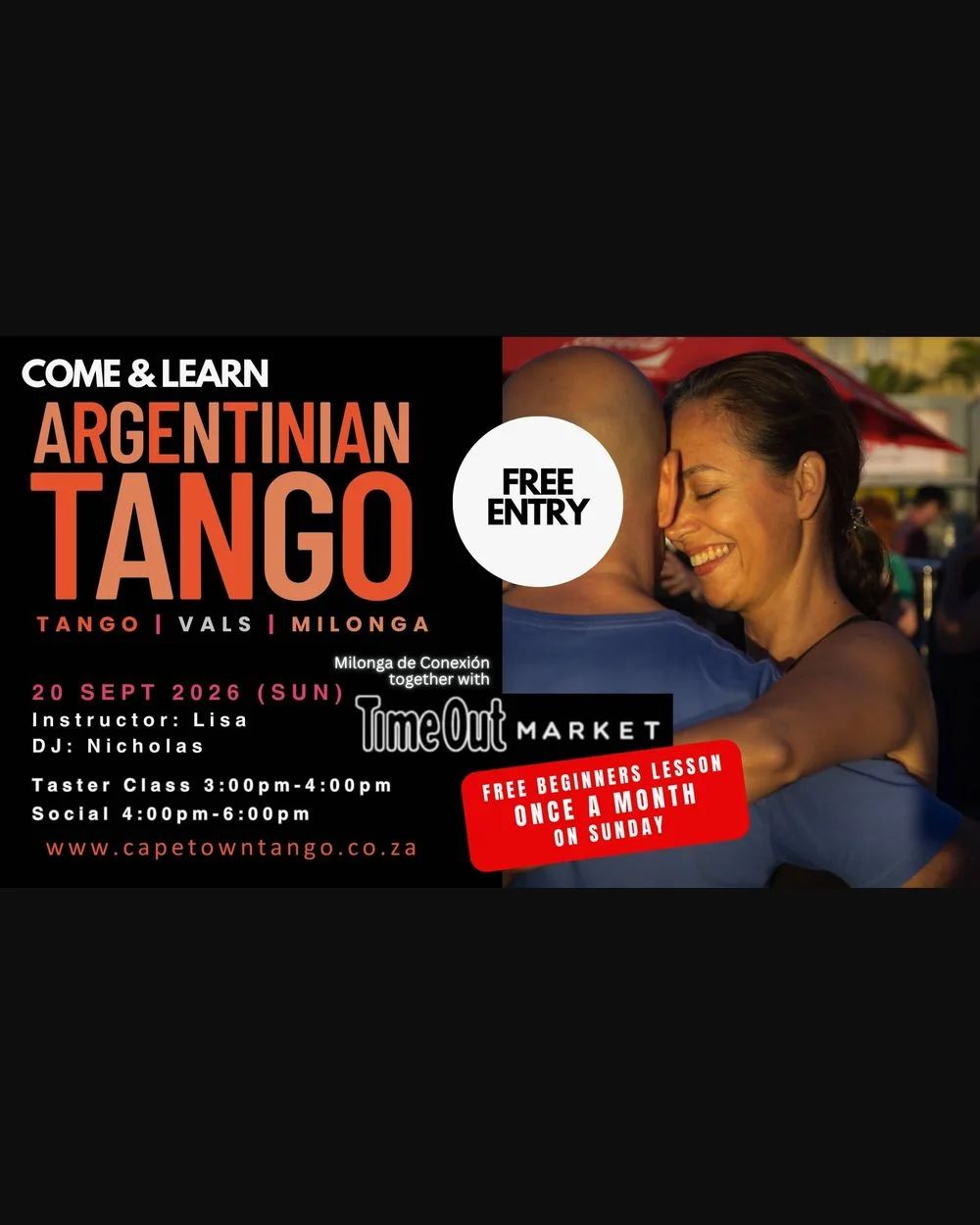 Argentinian Tango Social with Time Out Market