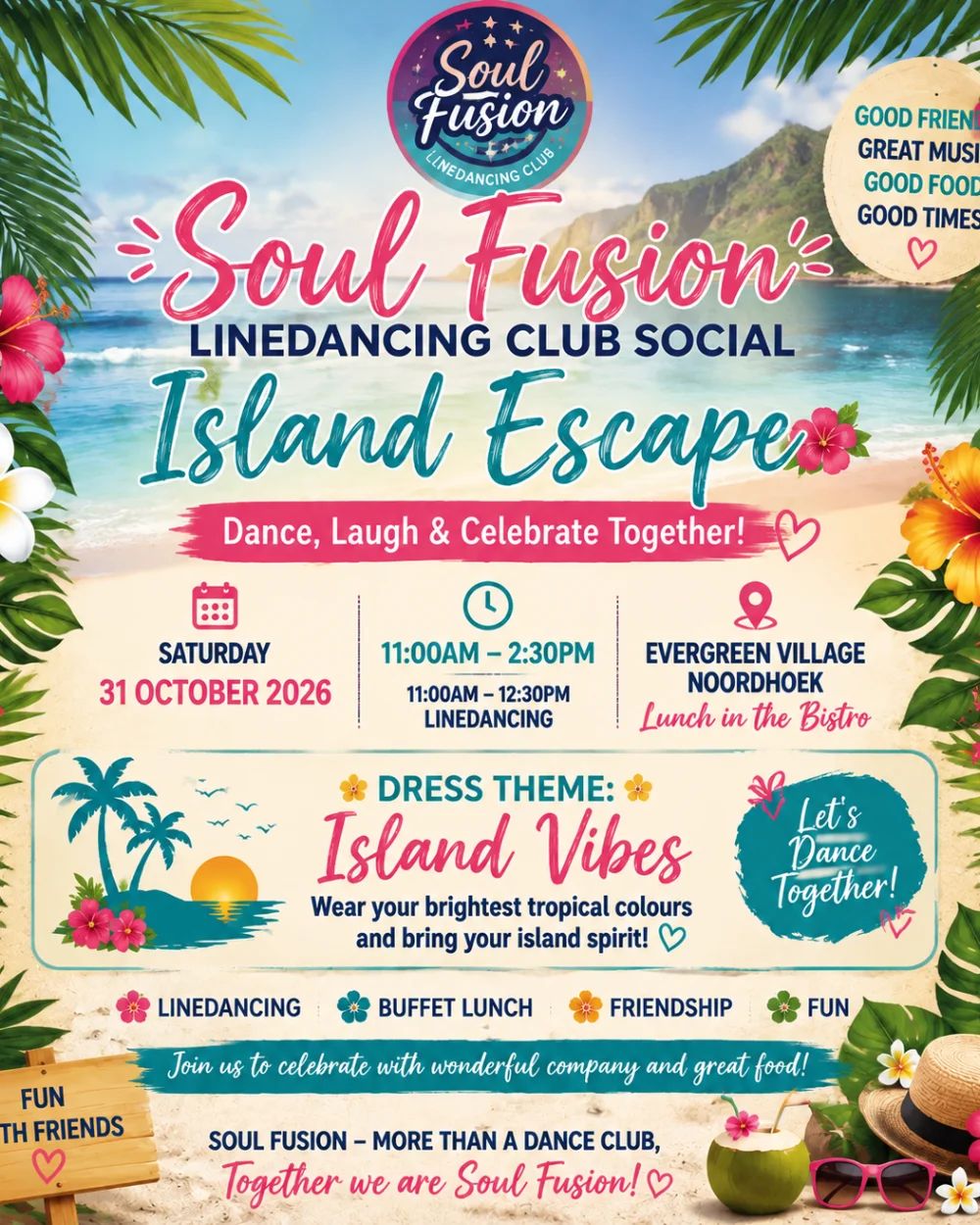 Linedancing to Island Vibes