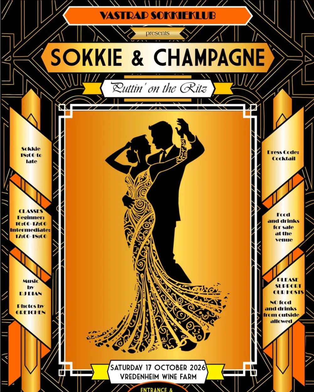 Vastrap Sokkie & Champagne